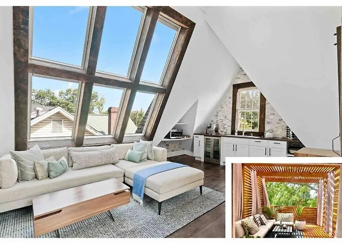 Luxury Escape In Dc, With A Private Deck! Parking Included